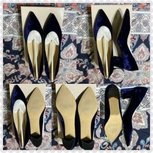 Marc Fisher Velvet Low Heel Pump - NEW